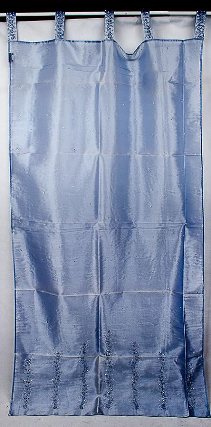 Set of 2 Organza Curtains W110xL220cm