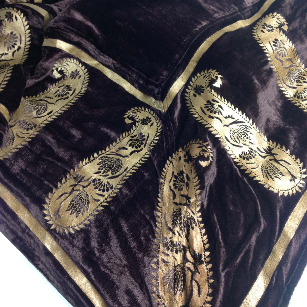 Soft Velvet Throw - Cocoa