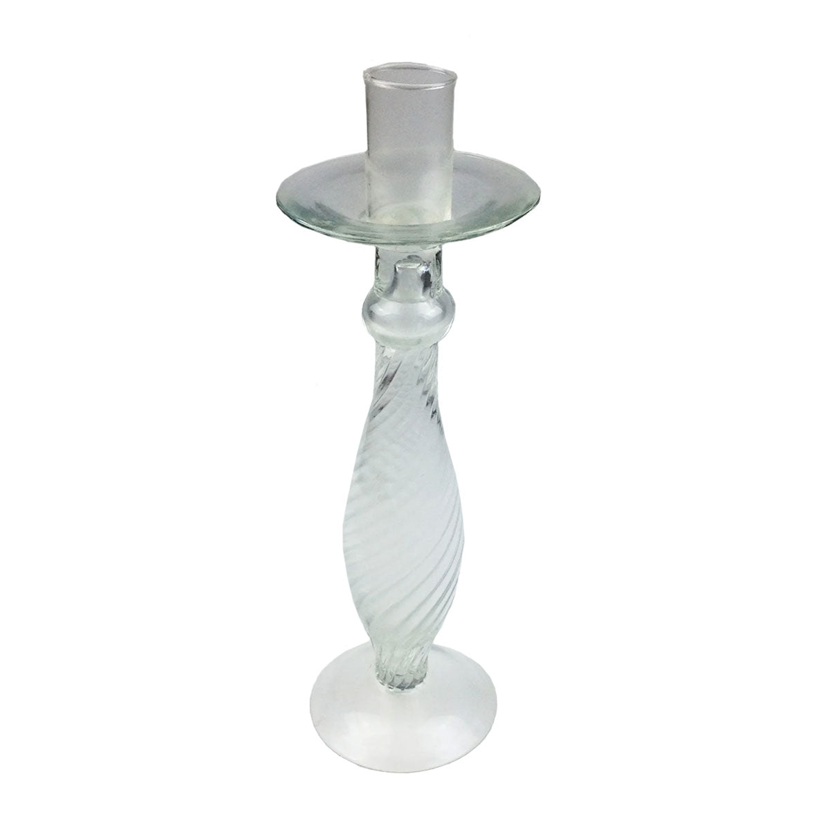 Clear Tall Candle H40xD14cm