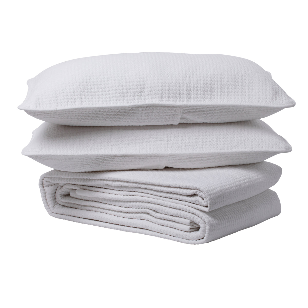King Lopez Bedspread Set - White