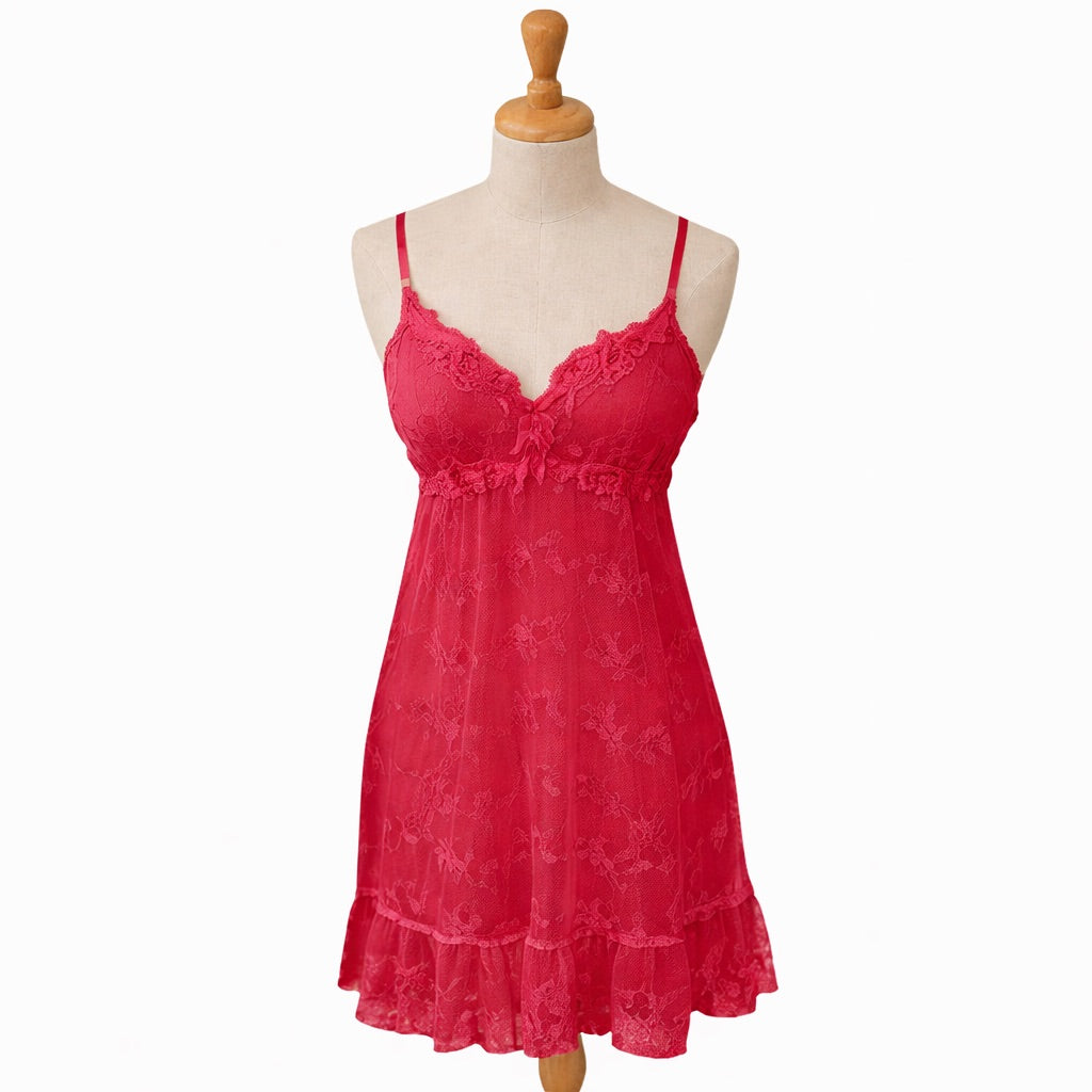 Charlotte Lace Slip - Rose