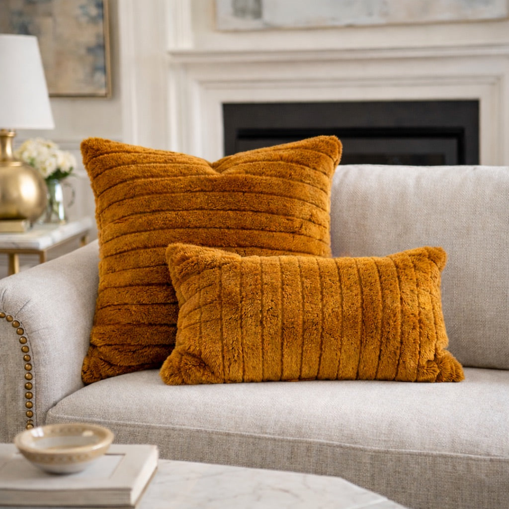 Cloud Cosy Lumbar - Mustard