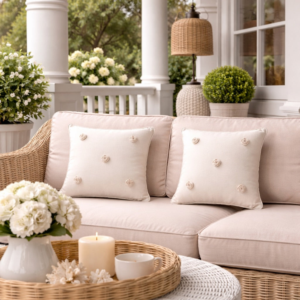 Phool Square Cushion
