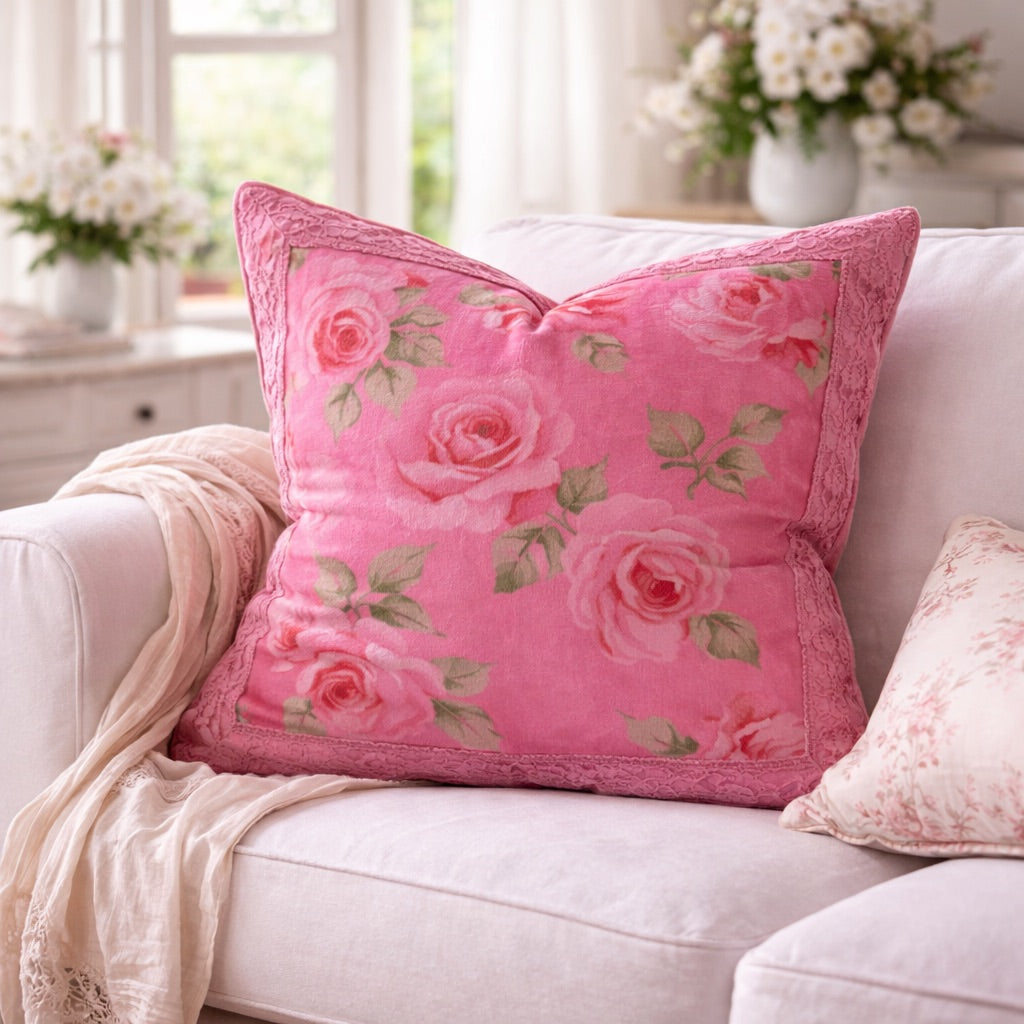 Shabby Rose European - Fuchsia