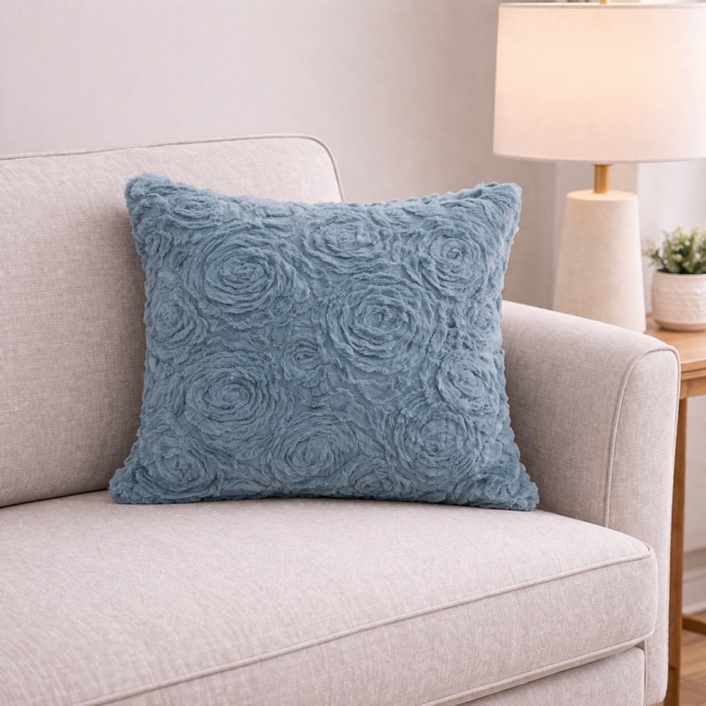 Cosy Cushion Filled - Duck Egg Blue