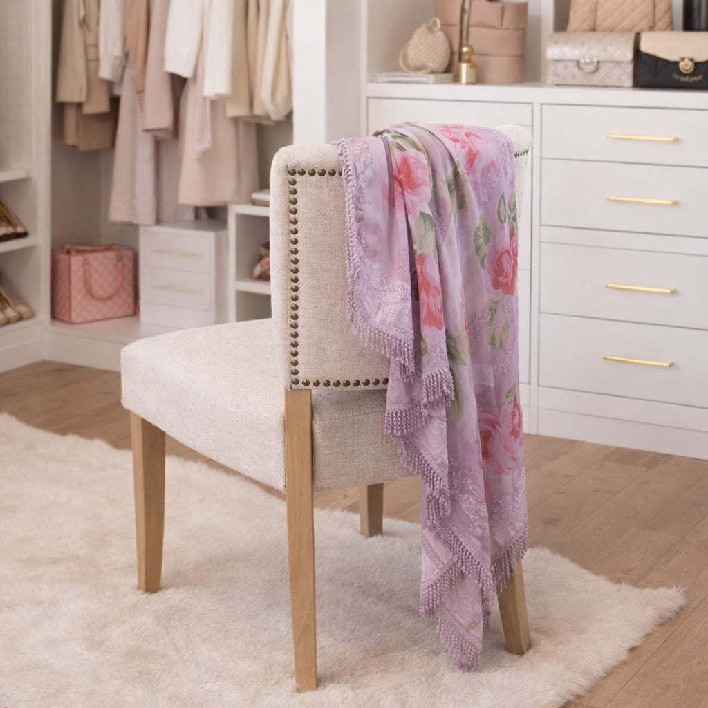 Scarf Whispers Lavender
