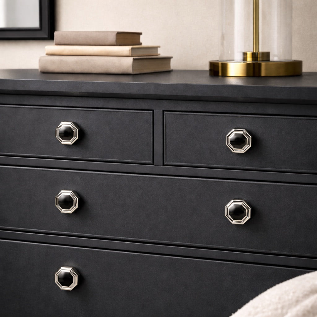 Metal Octagon Knobs