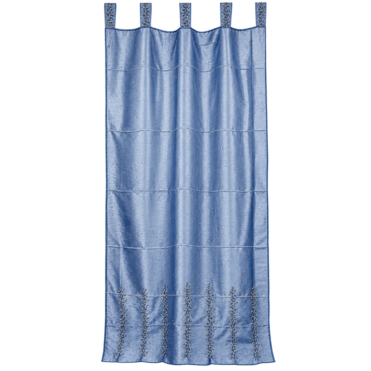 Set of 2 Organza Curtains W110xL220cm