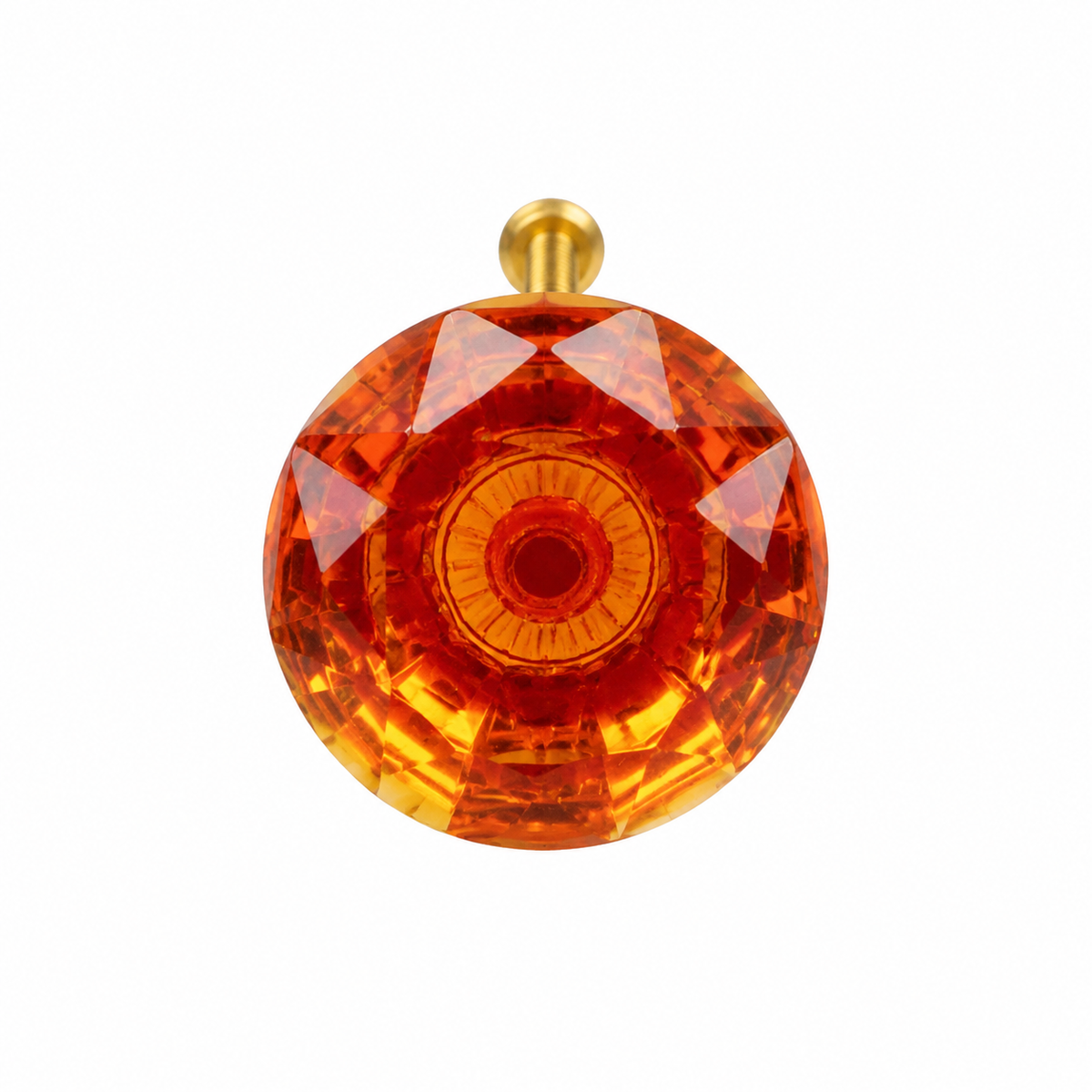 Knob Crystal Mushroom - Amber