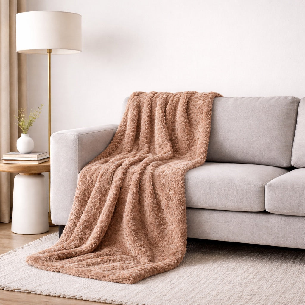 Cosy Blanket Rose - Linen