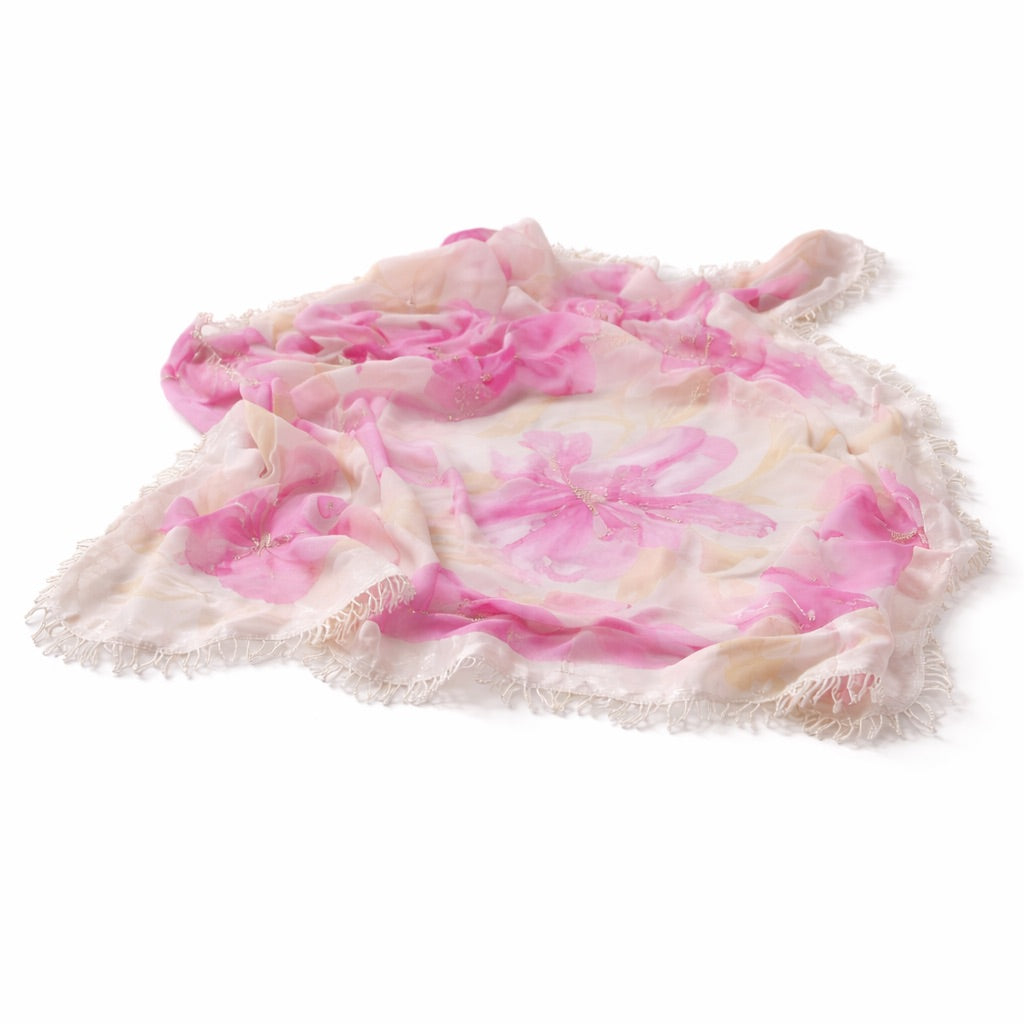 Scarf Lily Bloom Ivory