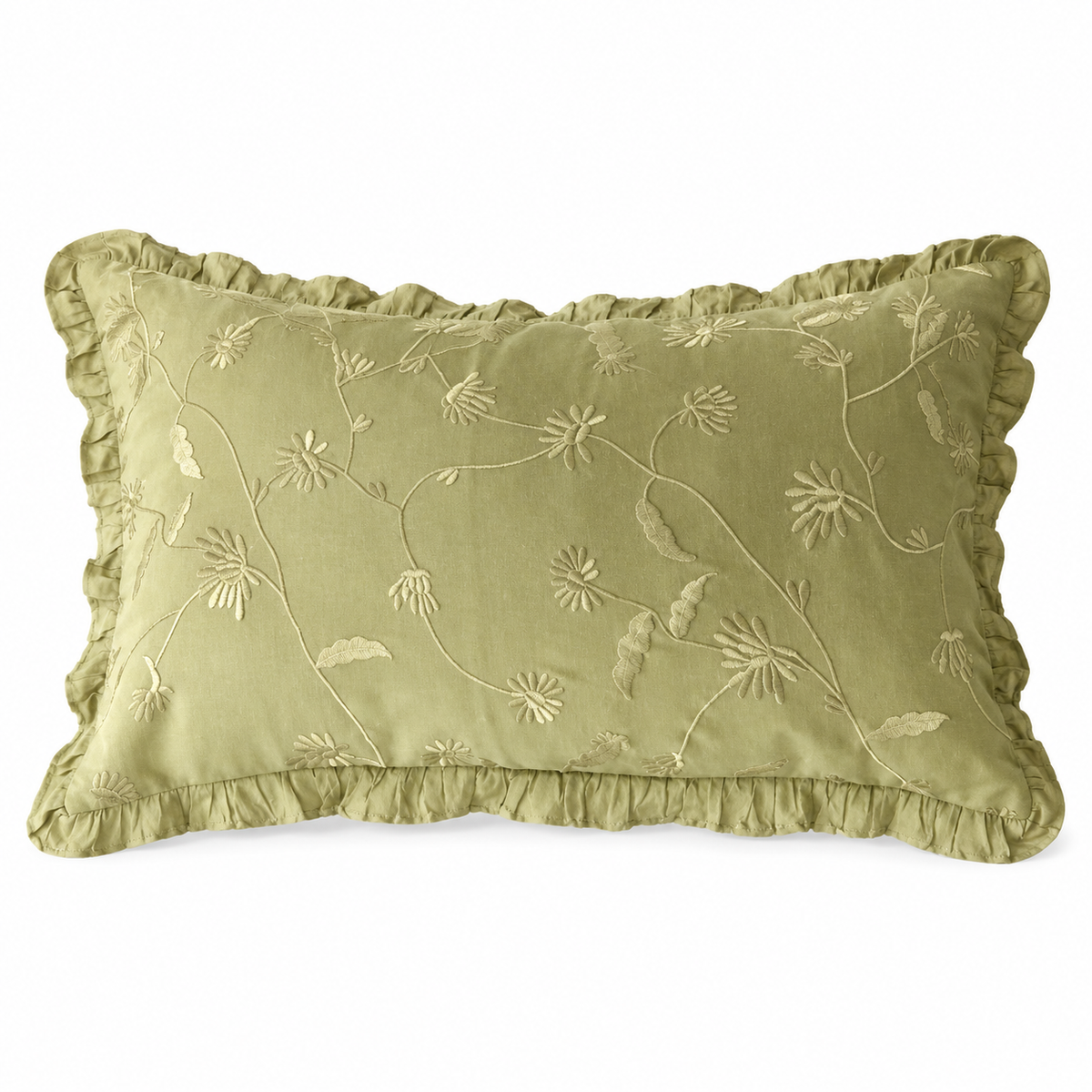 Satin Embroidered Pillow