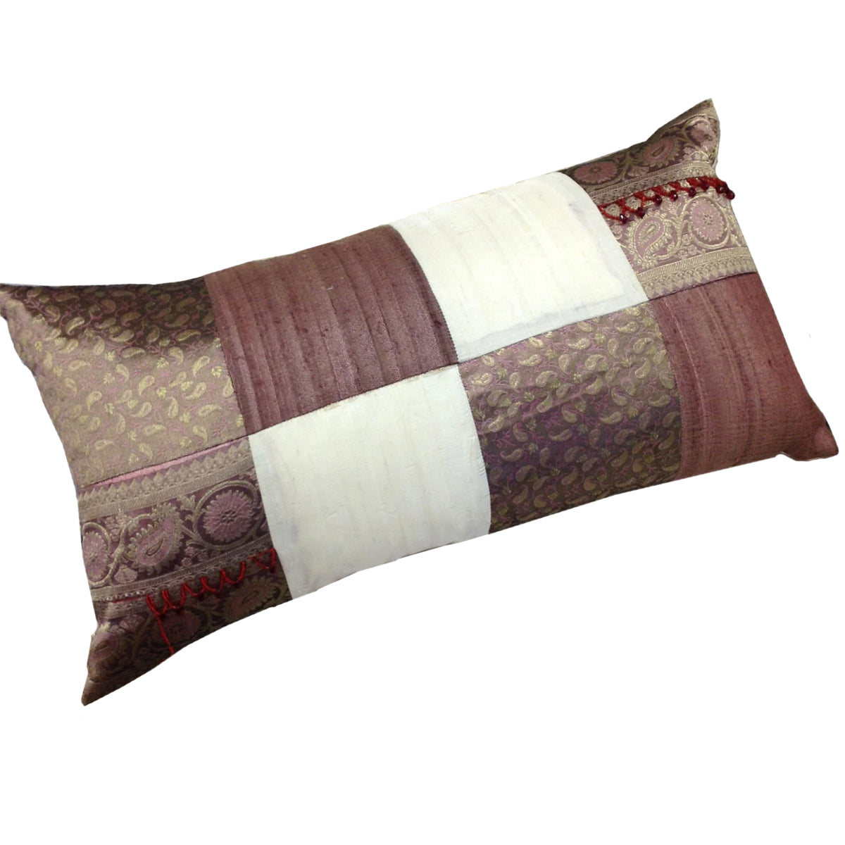 34x68cm Silk Pillow - Beige