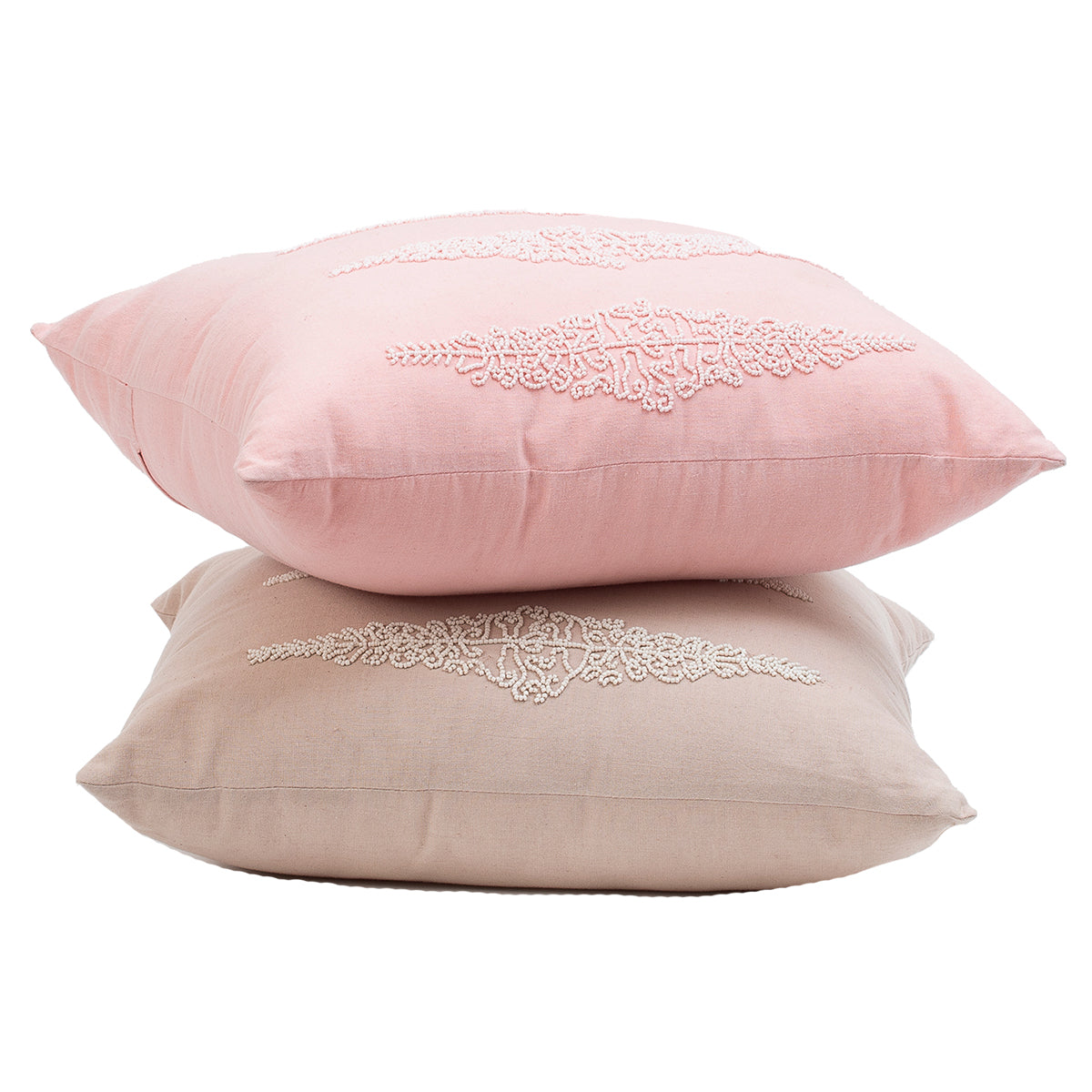 Pearl Zena Cushion Prefilled - Linen