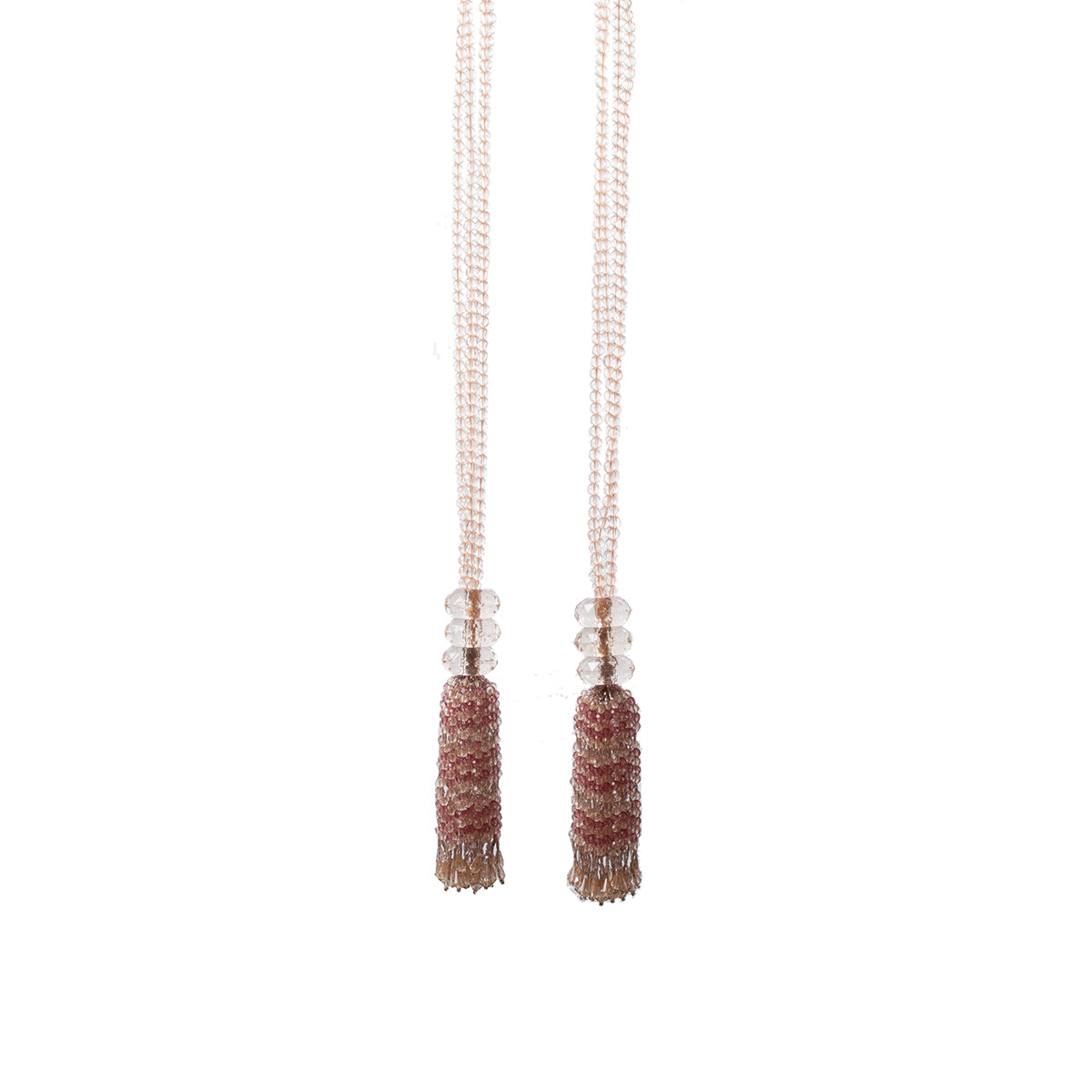 Aurora Set of 2 Tie Backs - Beige