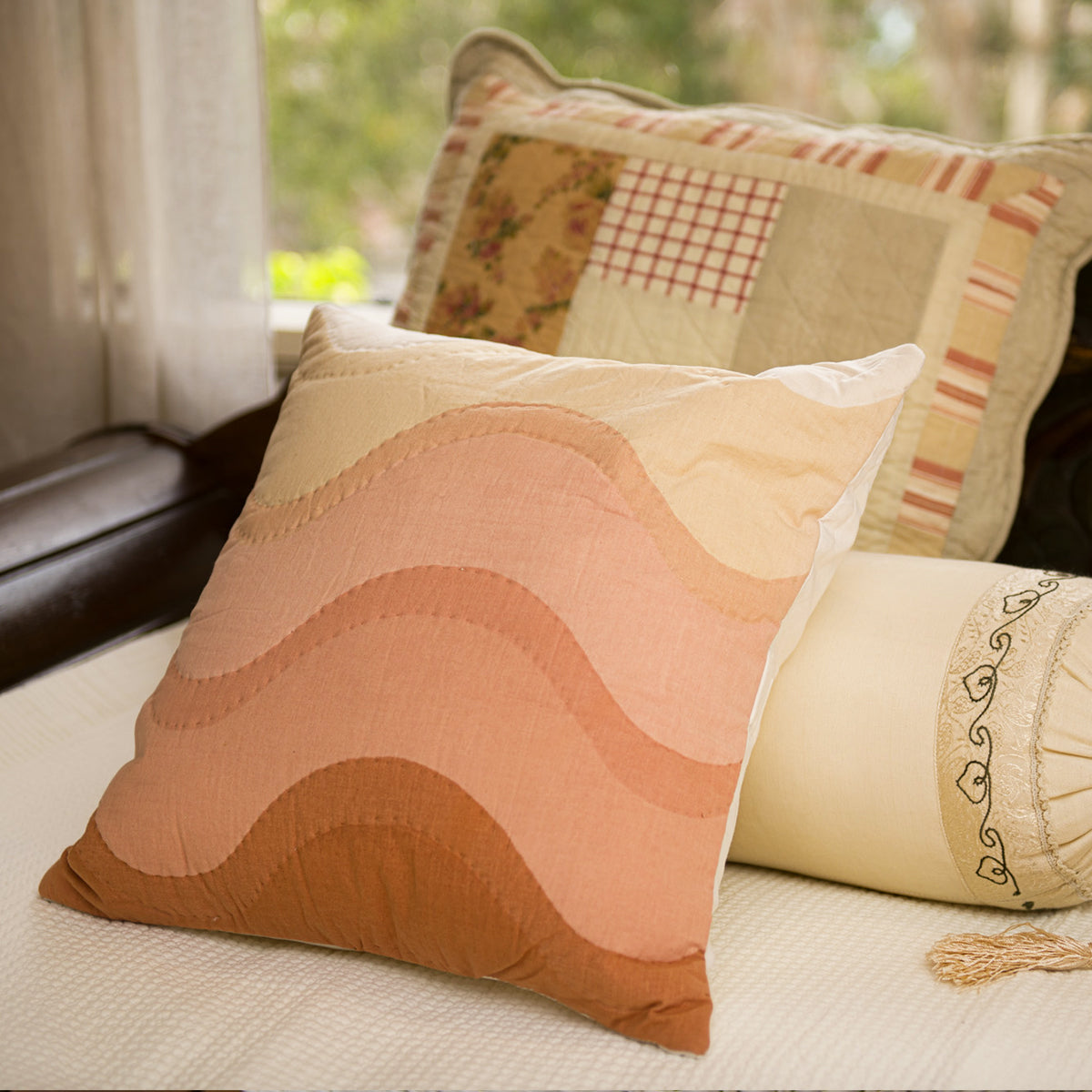 Hand Quilted Prefilled Cushion