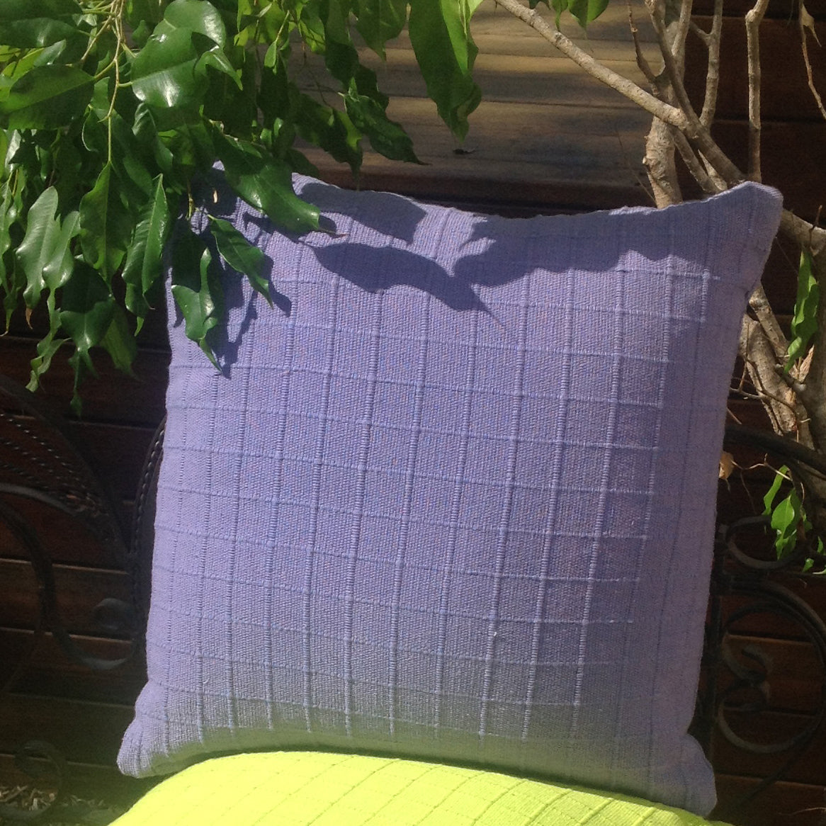 Cotton Cushion Purple