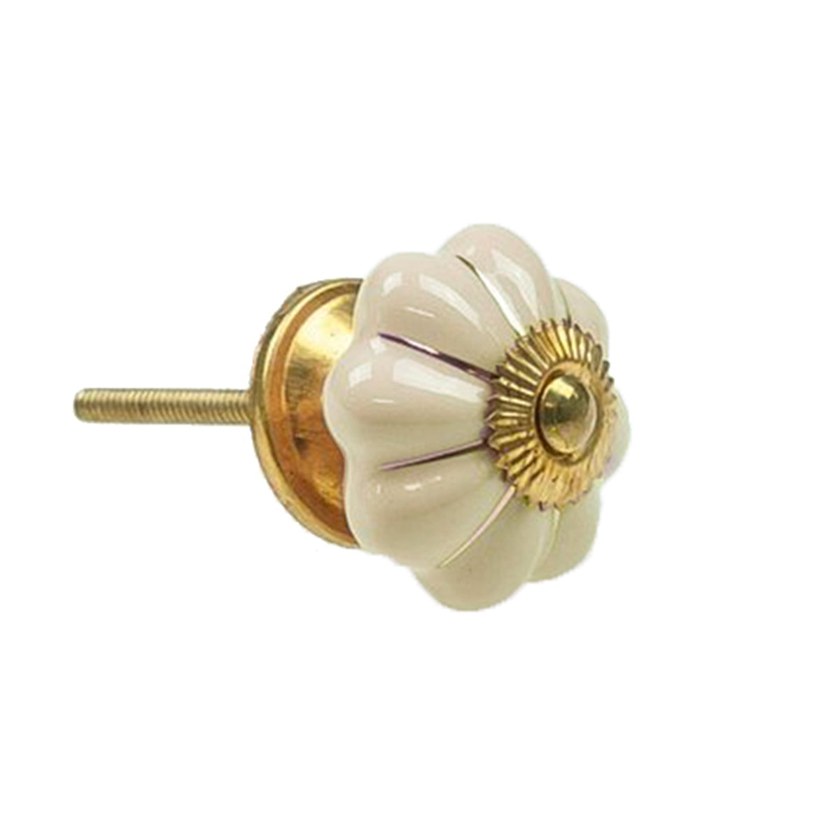 Ceramic Knob Beige