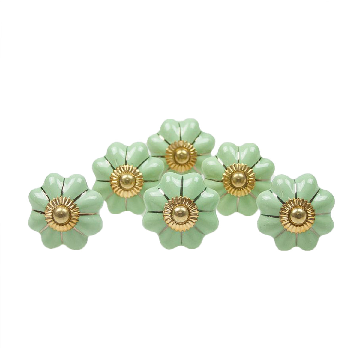 Ceramic Knob Green