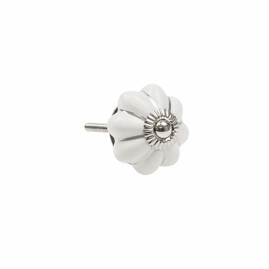 Ceramic Knob White