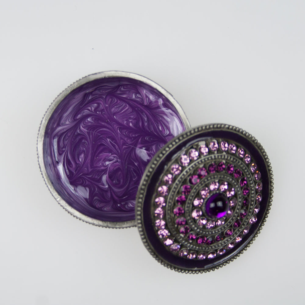 Trinket Gems Gold Gift Box - Lilac