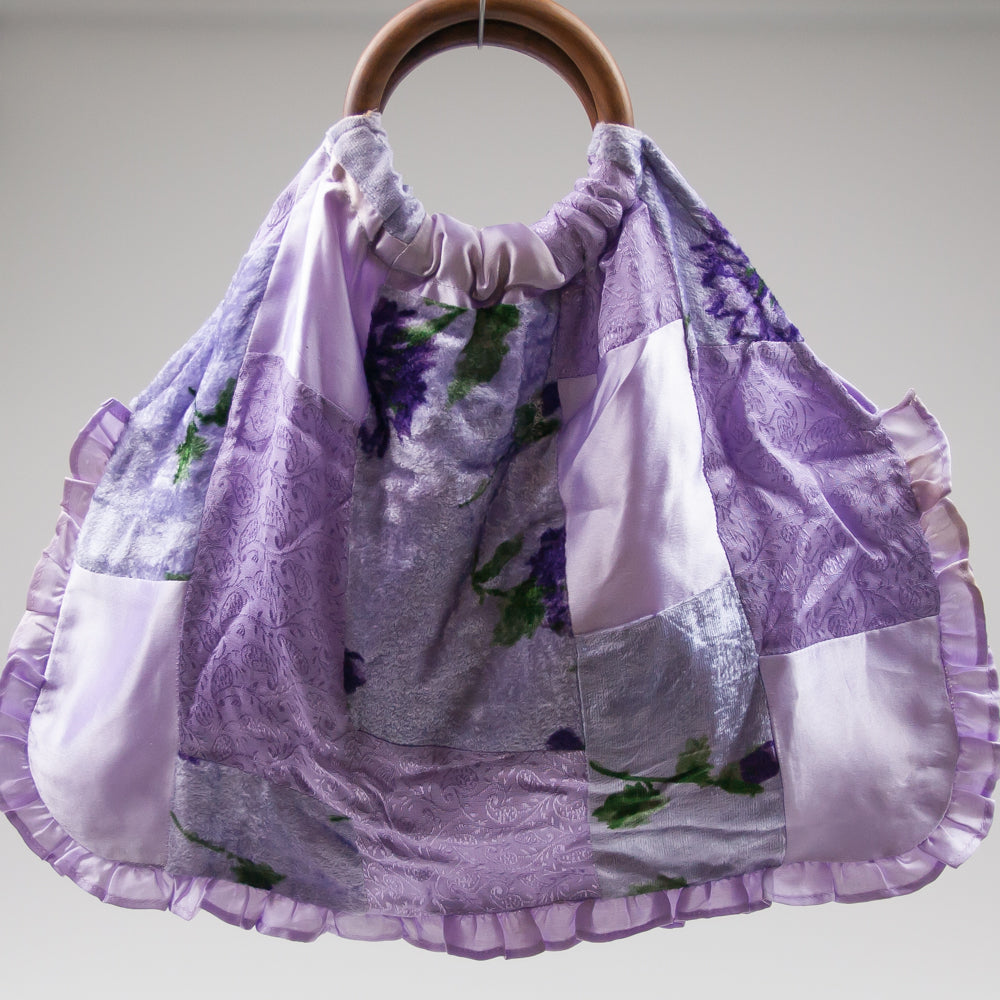 Floral Velour Boho Chic Bag