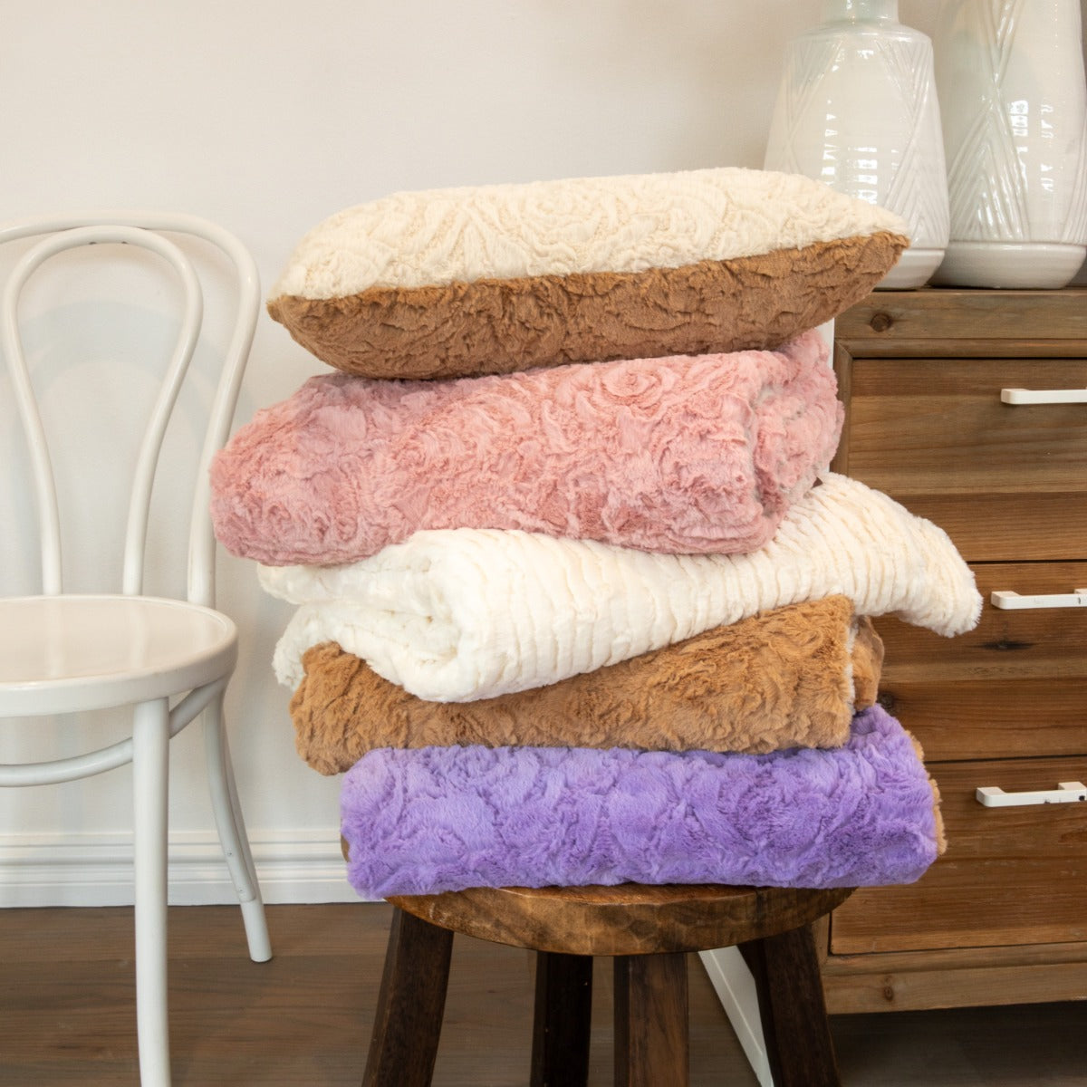 Cosy Blanket Rose - Salmon