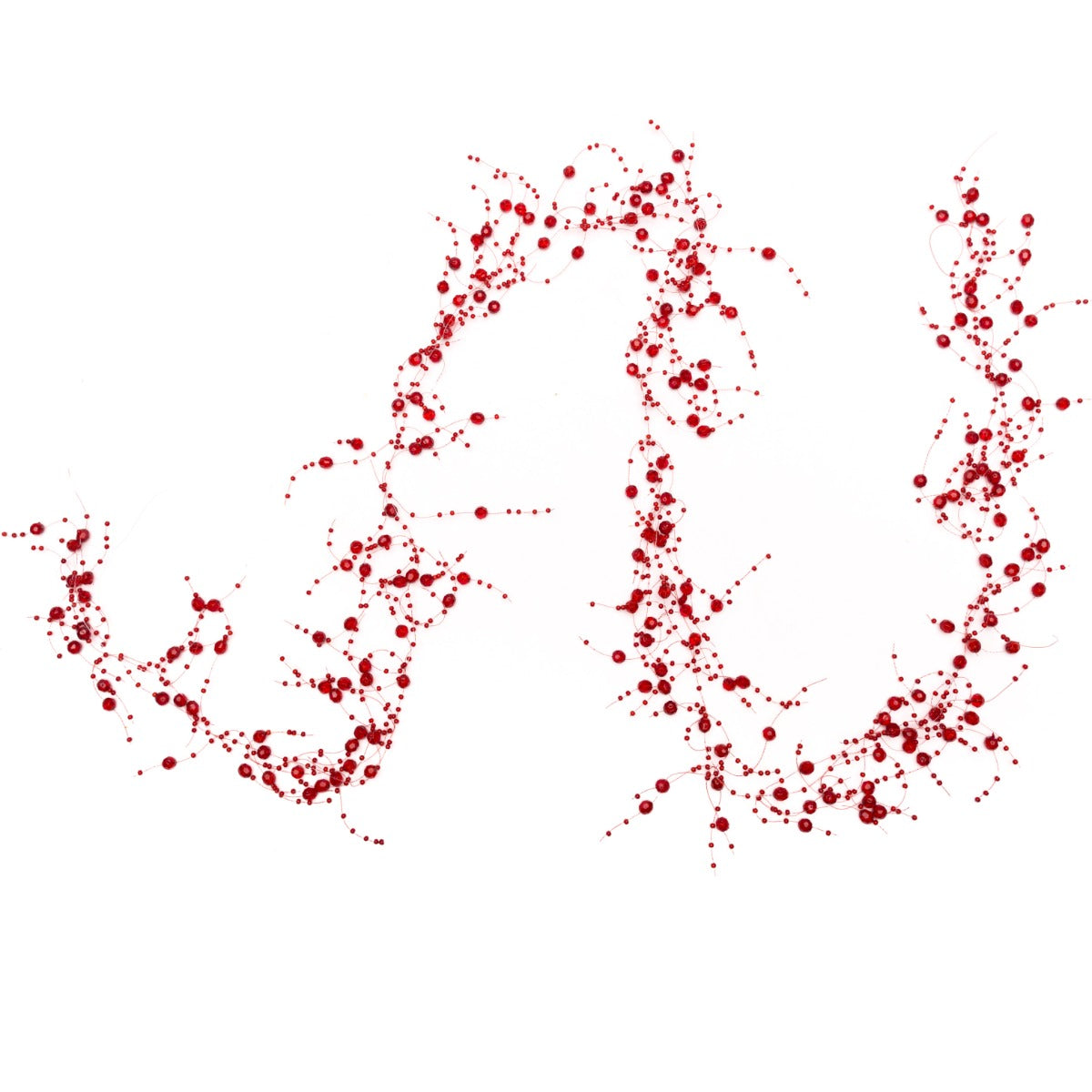 Beaded Garland Red