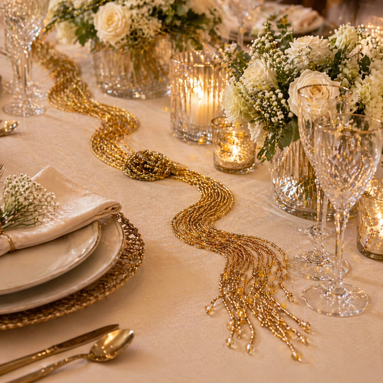 Beaded Gold