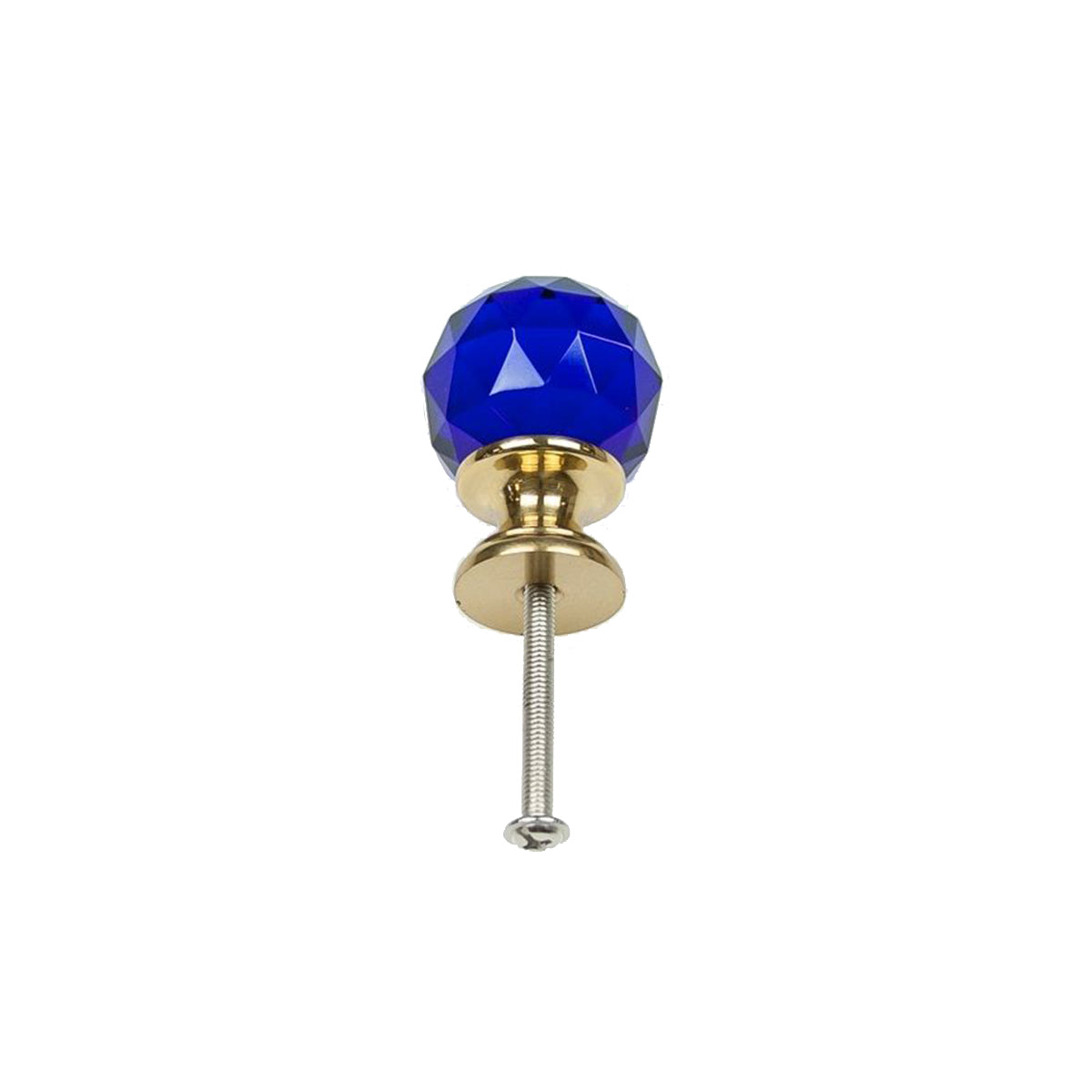 Crystal Knob 30mm - Blue
