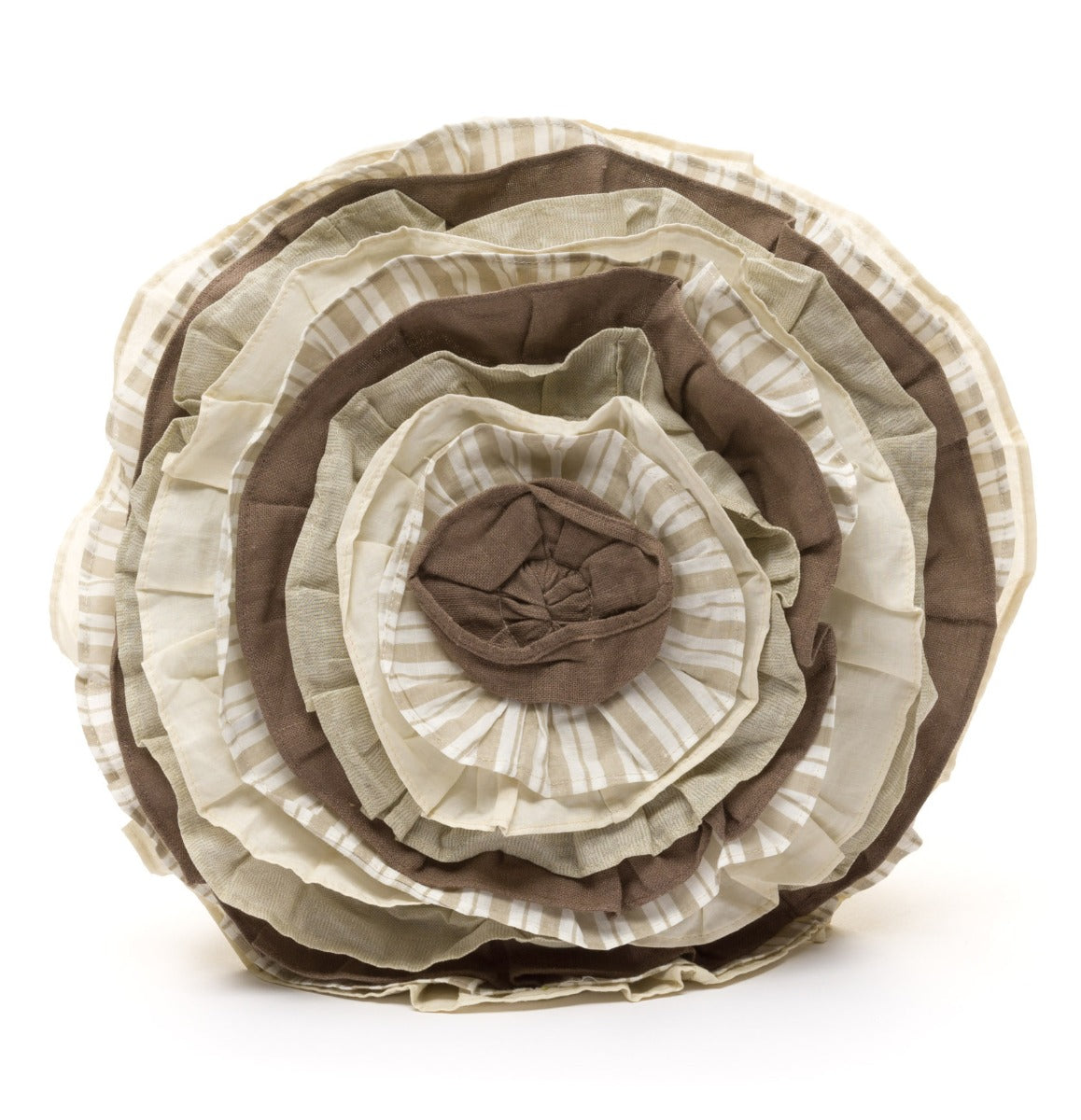 Ruffle Cotton Prefilled - Brown