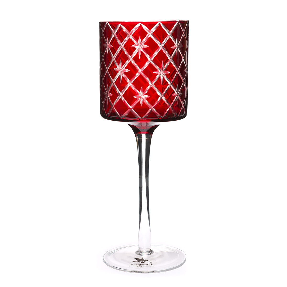 Tall Candelabra - Ruby