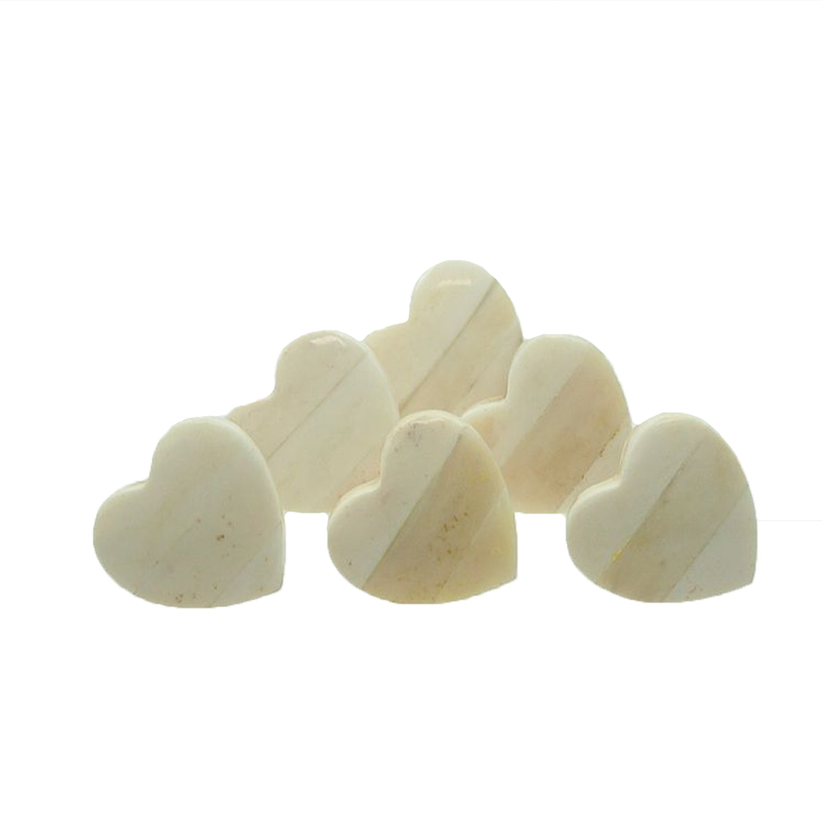Ivory Heart Knob 40mm