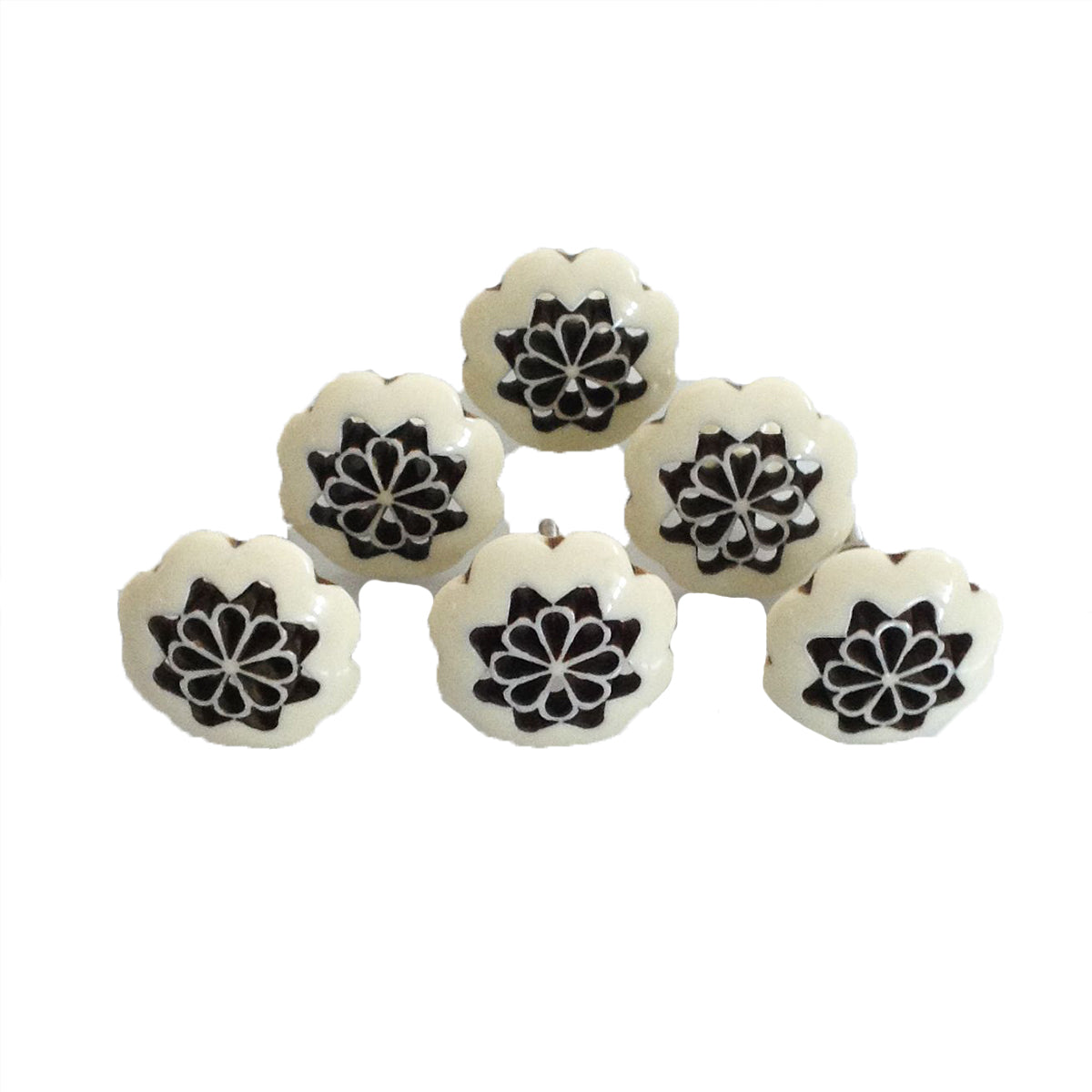 Flower Ivory Knob 44mm