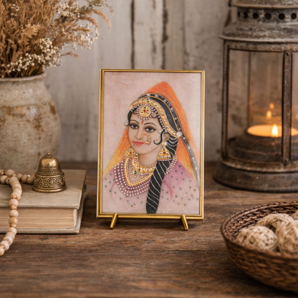 Marble Art Plaque