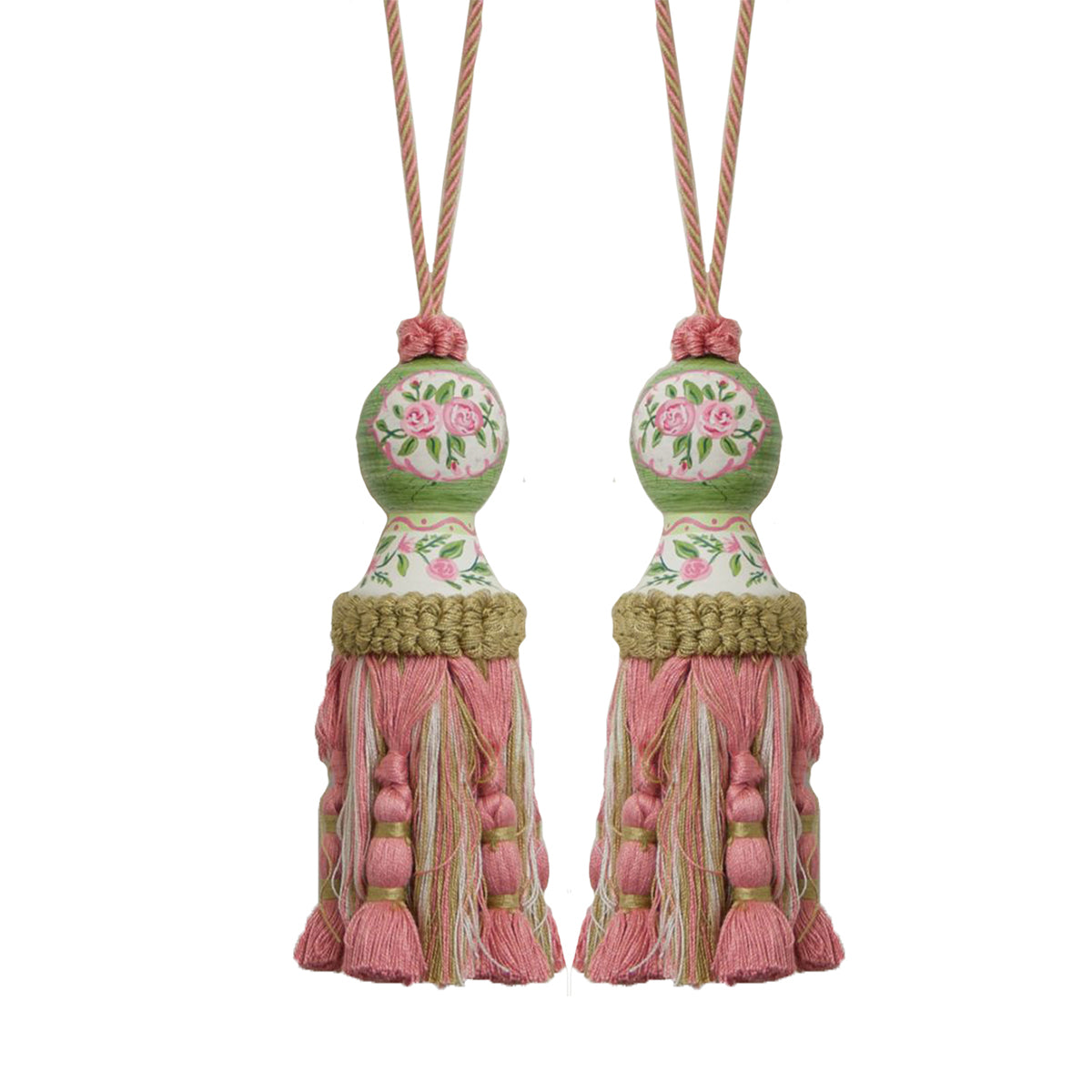Shabby Chic Hand Painted Set of 2
