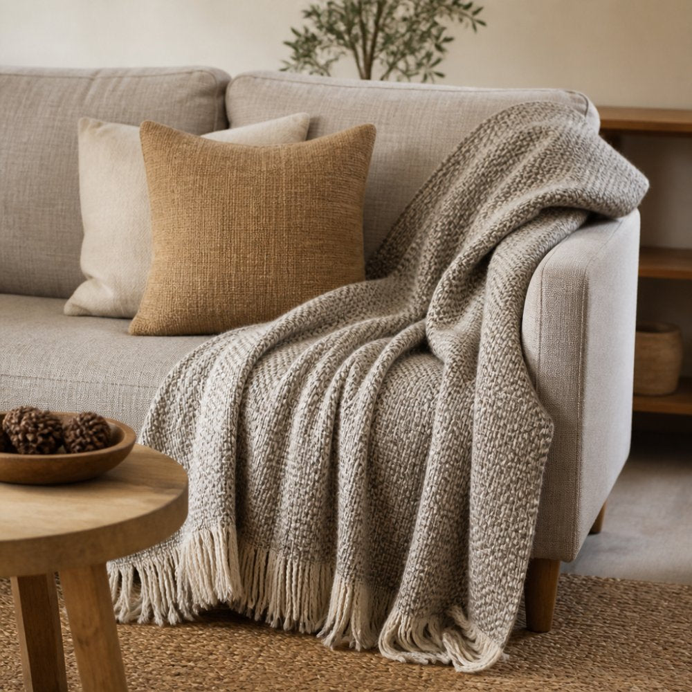 Durable Wool Throws for Living Rooms