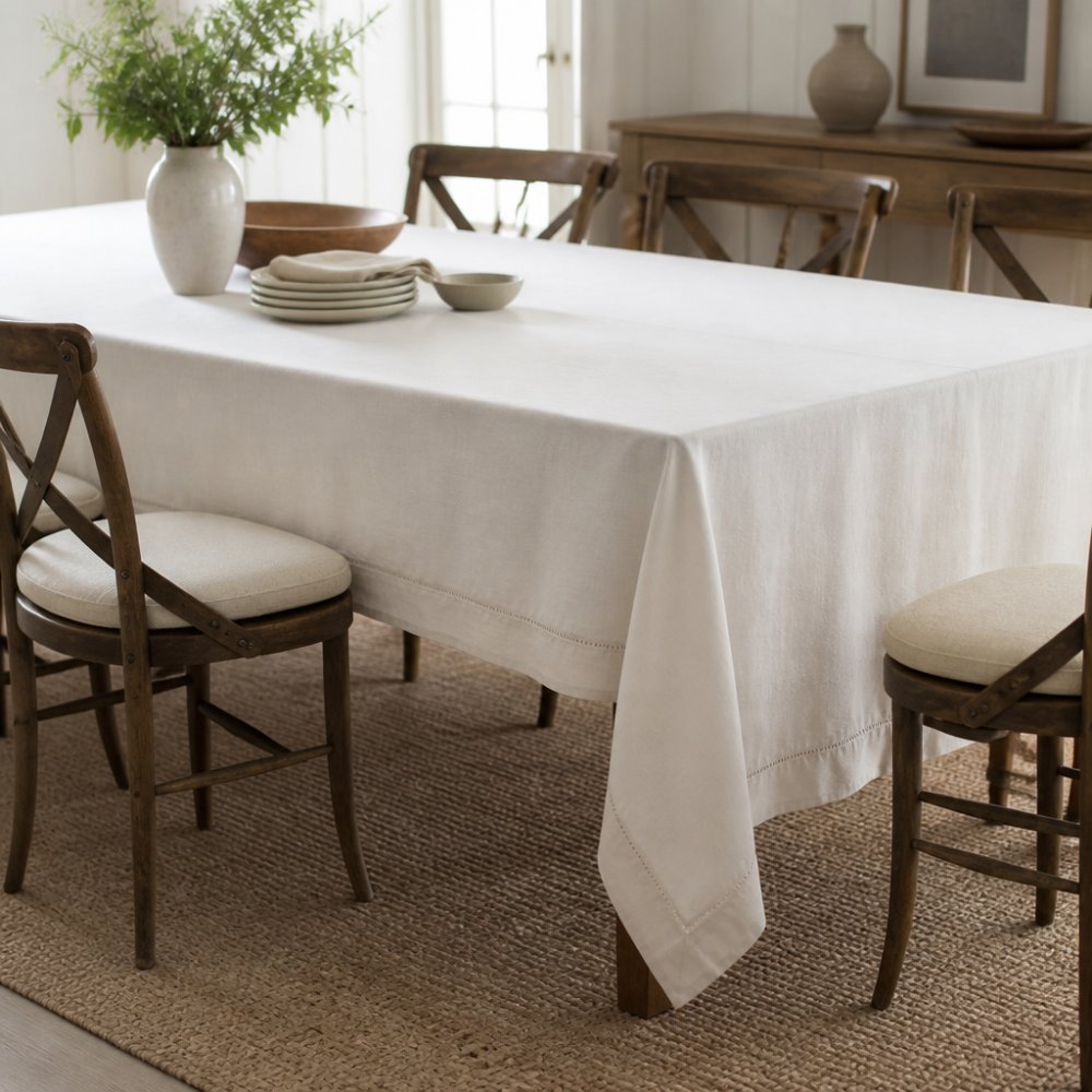 How to Choose Tablecloth Size for a Dining Table