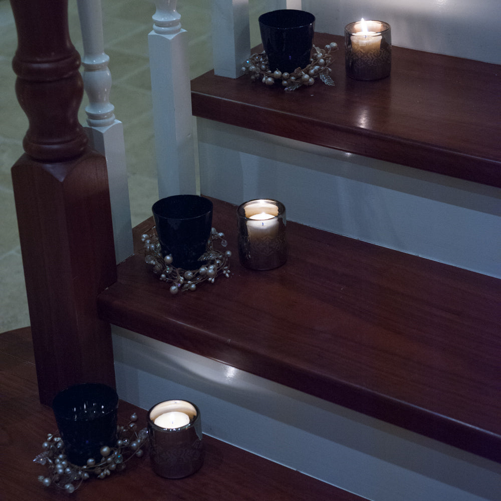 Black Tea Light Set Midnight