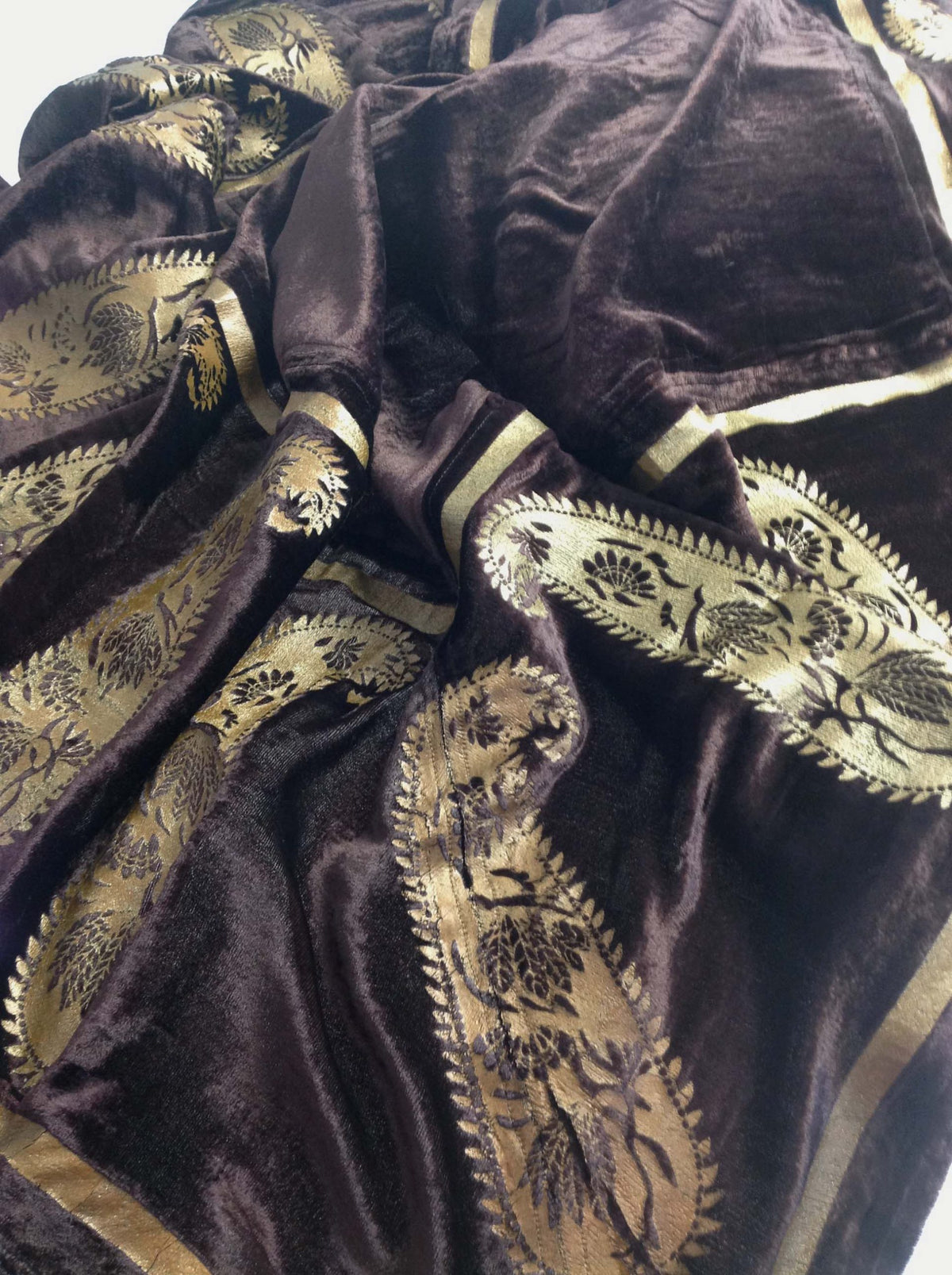Soft Velvet Throw - Cocoa