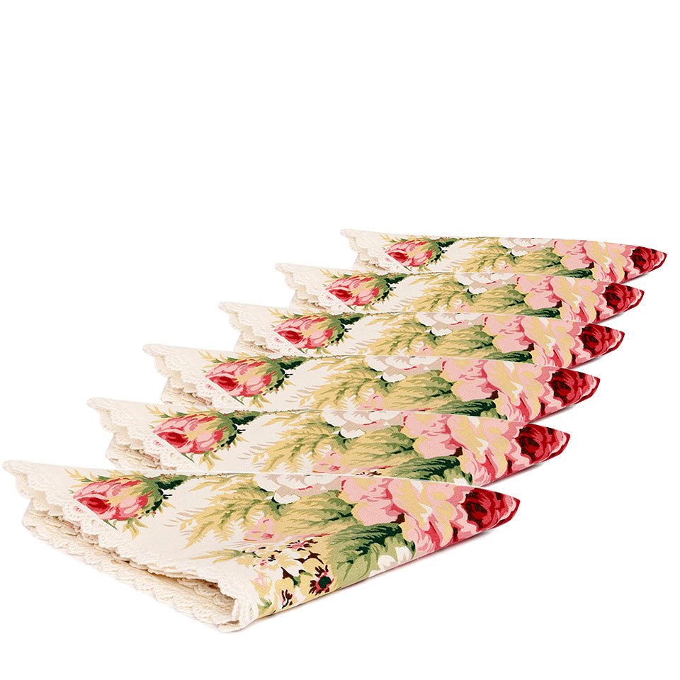 Set of 6 Napkins Rachel