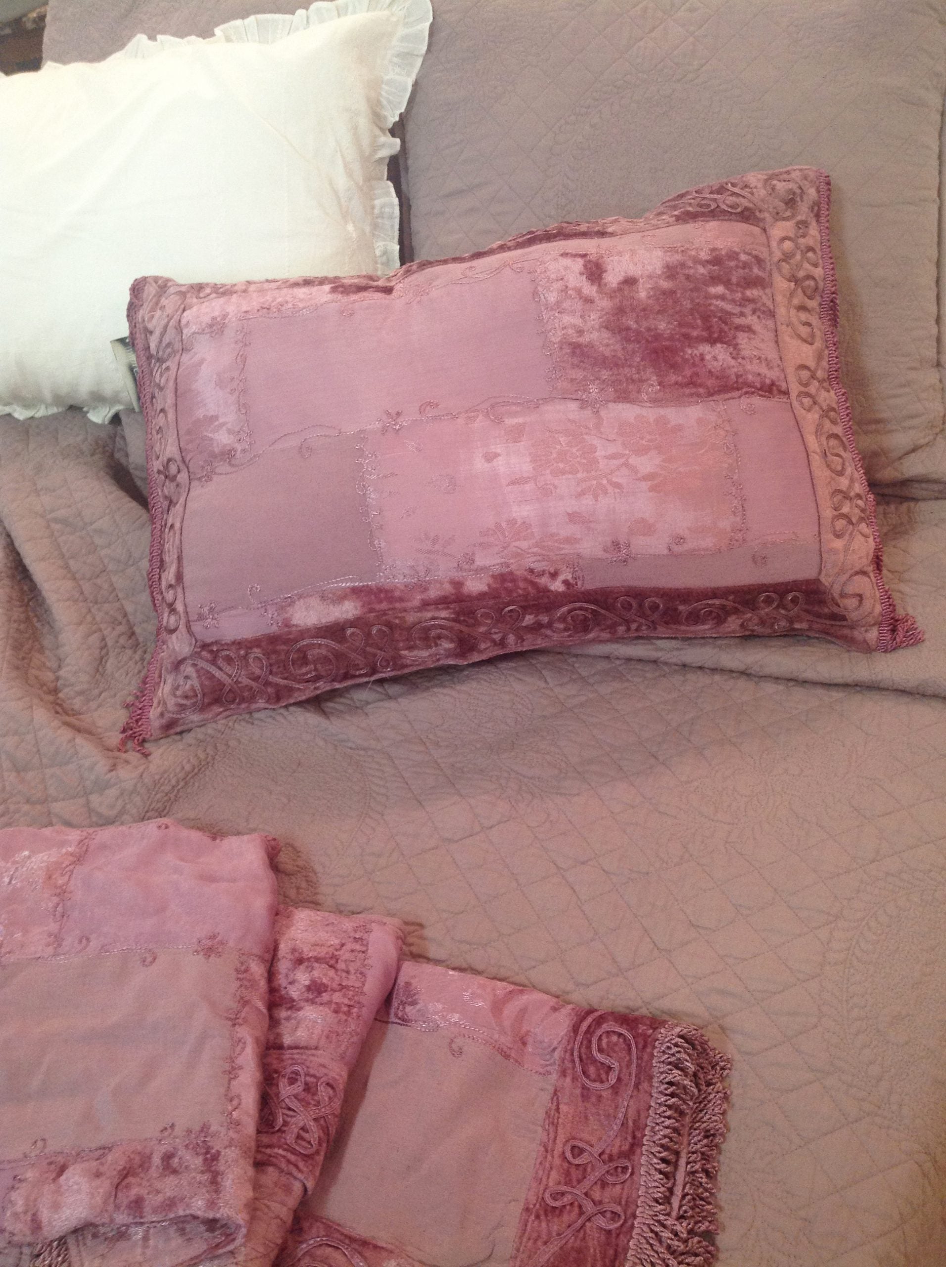 Shabby Patch Throw Over