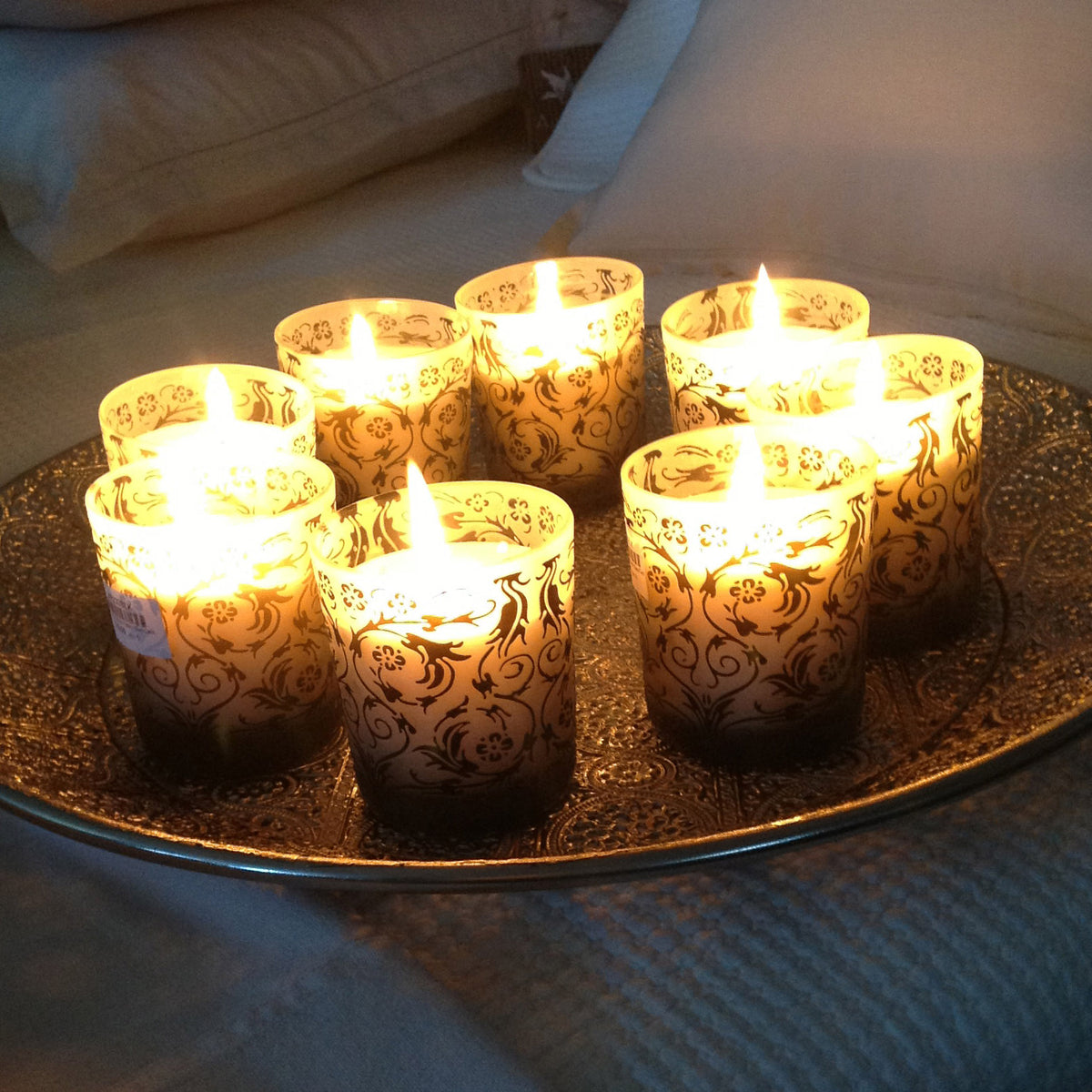 Set of 6 Candles Magical Moments - Black