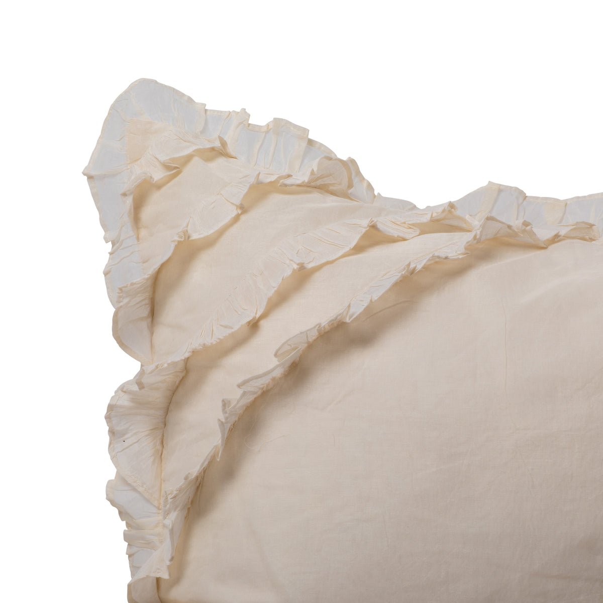 Laura Pillowcase - Ivory