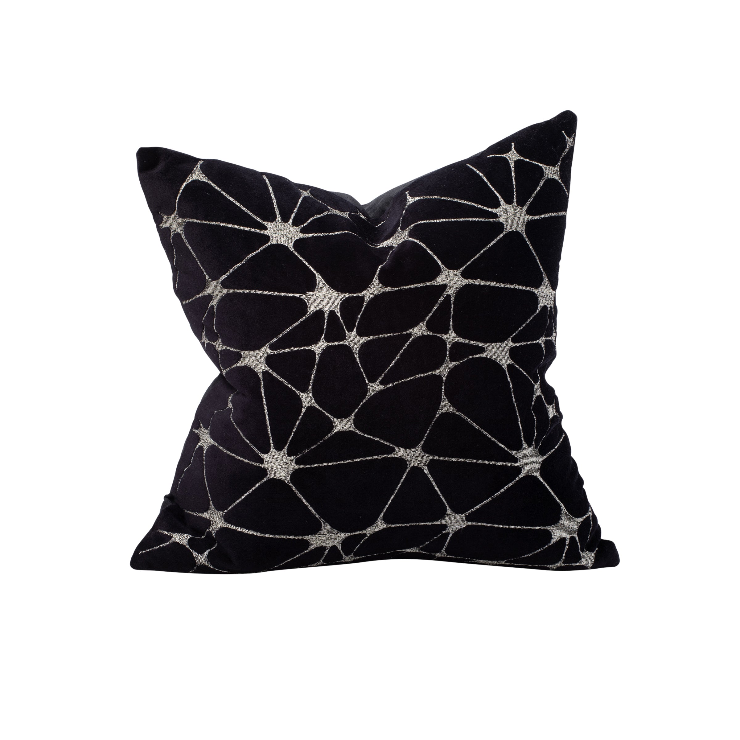 Decorative Prefilled Cushion - Black