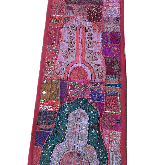 Hand Crafted Runner 50x160cm - Red