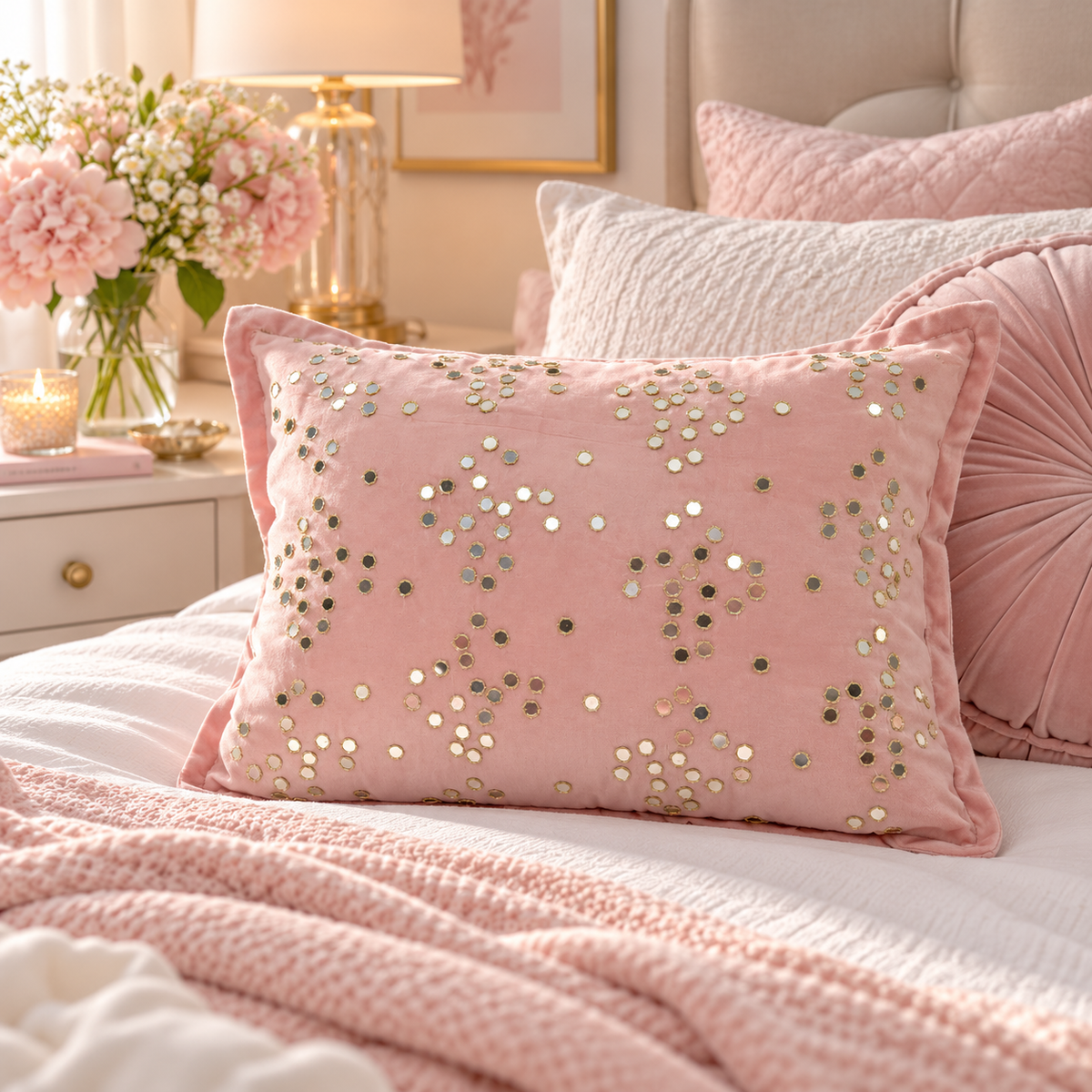 Star Cushion Prefilled - Pink