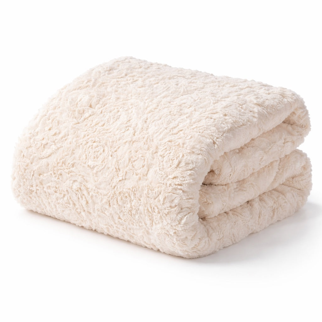 Cosy Blanket Rose - Ivory