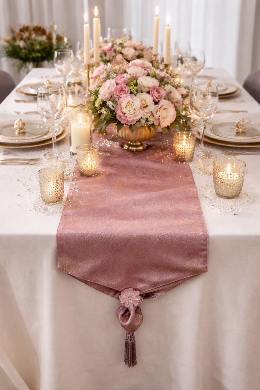 Jaquard Organza Runner 40x180cm