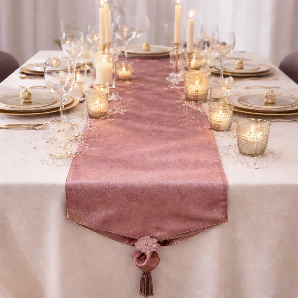 Jaquard Organza Runner 40x180cm